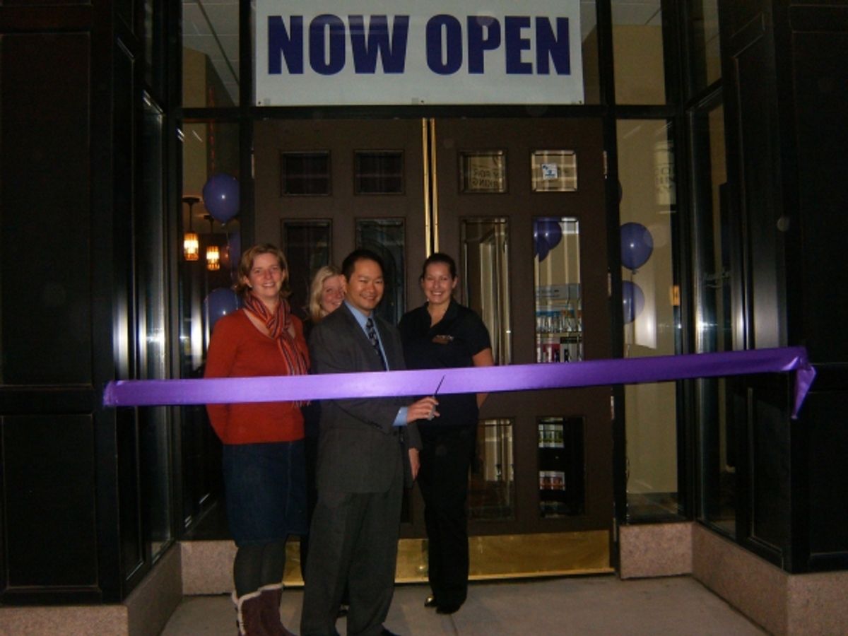 Kimberly Yee, Manager Laura Wiesenberg, Owner Wesley Yee and Manager Robin Yurgil at 