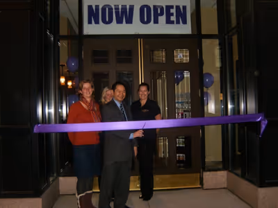 Kimberly Yee, Manager Laura Wiesenberg, Owner Wesley Yee and Manager Robin Yurgil Photo