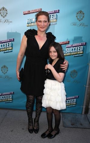 Ana Gasteryer & Daughter Frances Mary McKittrick attending the Broadway Opening Night Photo