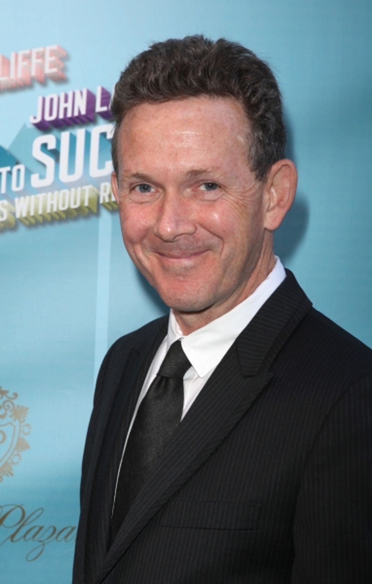John Logan attending the Broadway Opening Night Performance of  'How to Succeed in Business without Really Trying' at the Al Hirschfeld Theatre in New York City. at 