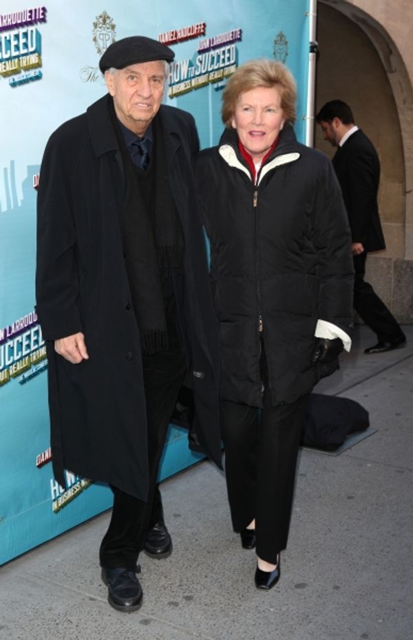 Gary Marshall & wife Barbara attending the Broadway Opening Night Performance of 'How Photo