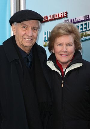 Gary Marshall & wife Barbara attending the Broadway Opening Night Performance of  'Ho Photo