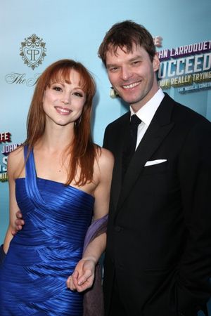 Sarah Glendening & Brandon Wardell attending the Broadway Opening Night Performance of 'How to Succeed in Business without Really Trying' at the Al Hirschfeld Theatre in New York City. @ BroadwayWorld Sarah Glendening & Brandon Wardell attending the Broadway Opening Night Performance o Photo