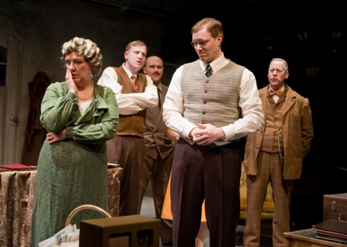  Kim Morris, Simon Pringle, Nathan Jeffrey, Matt Shimkus, as Dietrich Bonhoeffer, and Robert Gallaher at 