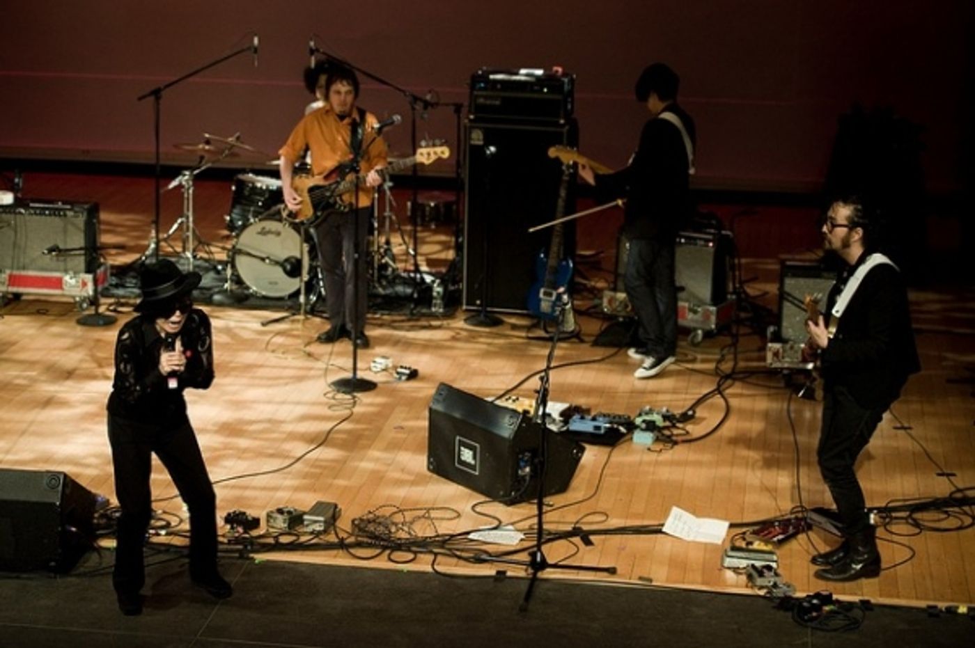 Photo Flash: Yoko Ono, Sean Lennon, & More Perform at Miller Theatre’s Benefit for Japan  Image