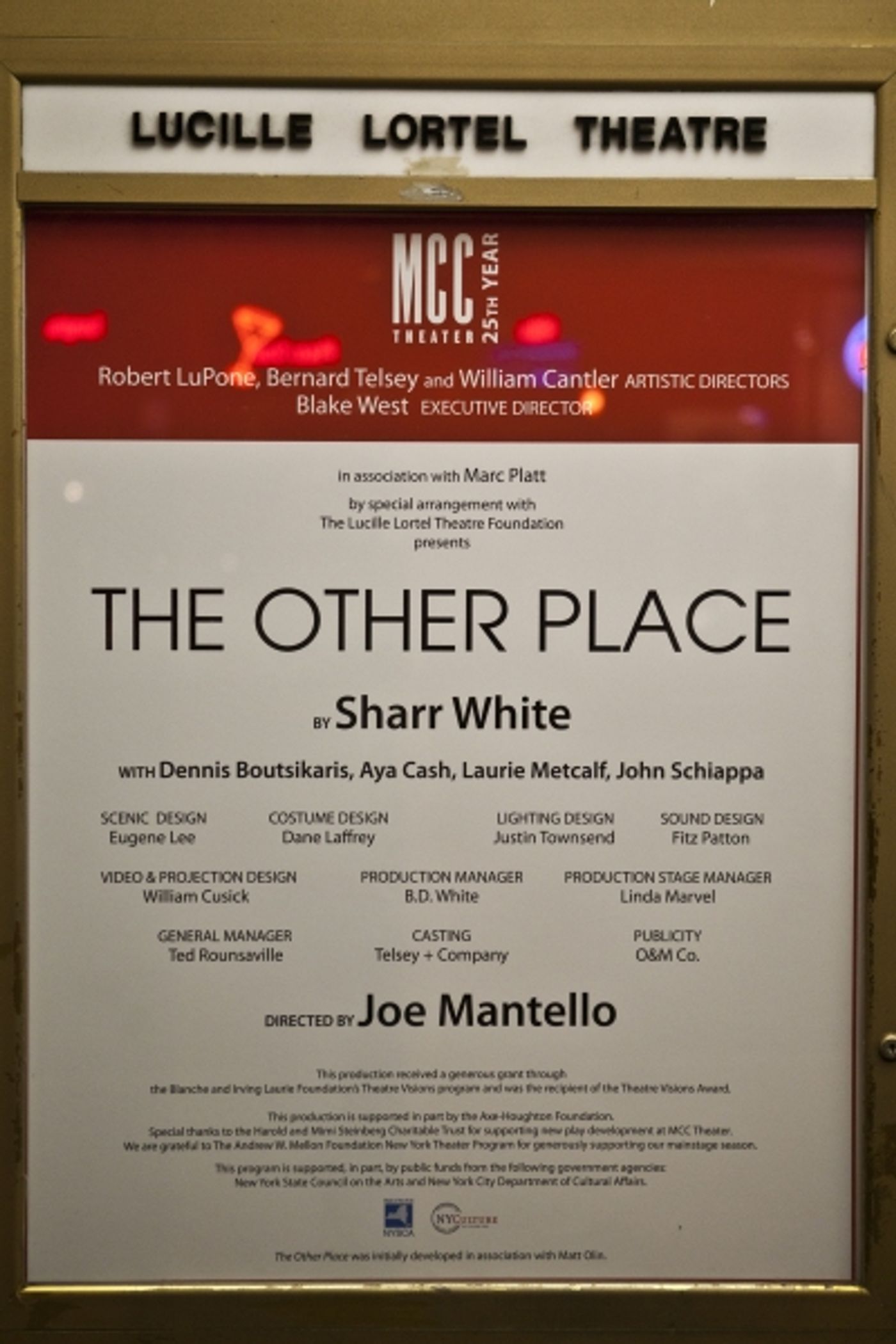 Photo Coverage: MCC Opens Metcalf-Led THE OTHER PLACE  Image