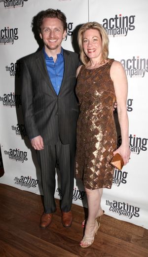 Jason Daniely & Marin Mazzie attending the After Party for 'Angela Lansbury and Friends Salute Terrence McNally' - A Benefit for the Acting Company in New York City. @ BroadwayWorld Jason Daniely & Marin Mazzie attending the After Party for 'Angela Lansbury and Frie Photo