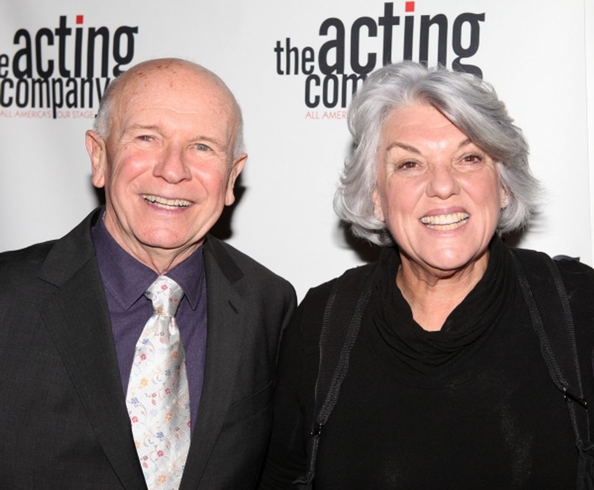 Terrence McNally & Tyne Daly attending the After Party for  'Angela Lansbury and Friends Salute Terrence McNally' - A Benefit for the Acting Company in New York City. at 