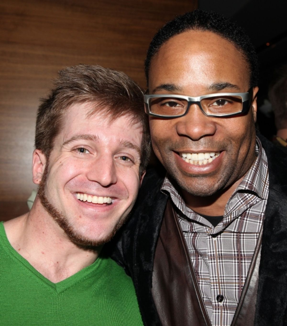 Tristan Fuge & Billy Porter attending the After Party for  'Angela Lansbury and Friends Salute Terrence McNally' - A Benefit for the Acting Company in New York City. at 