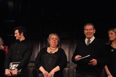 A.J. Shively, Jayne Houdyshell, Richard Easton and Charlotte Parry Photo