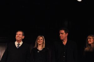 Richard Easton, Charlotte Parry, Rufus Collins and Diane Stilwell Weinberg Photo