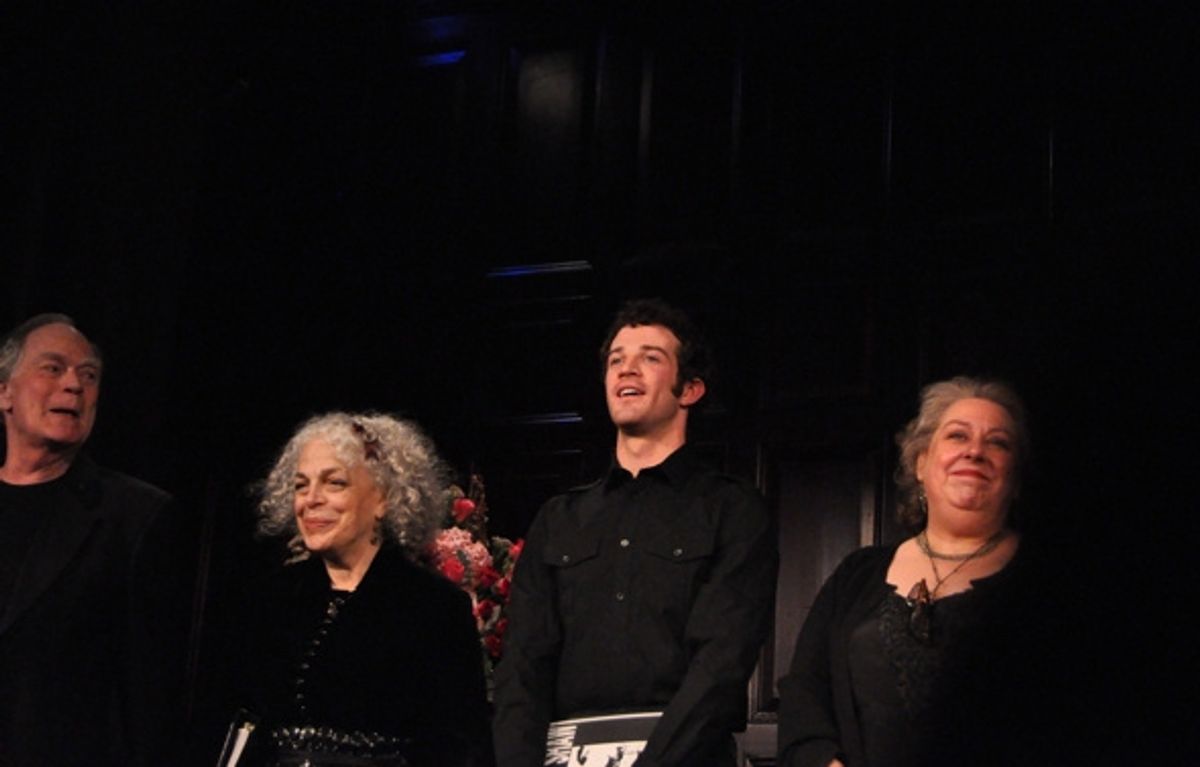 Evan Thompson, Marilyn Sokol, A.J. Shively and Jayne Houdyshell at 