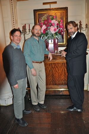 Floral Designs for all productions by Robb Moss (Flora Culture) standing with Paul Le Photo
