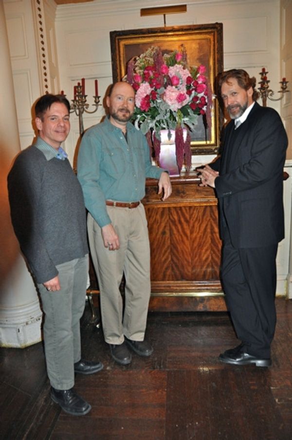 Floral Designs for all productions by Robb Moss (Flora Culture) standing with Paul Le Photo