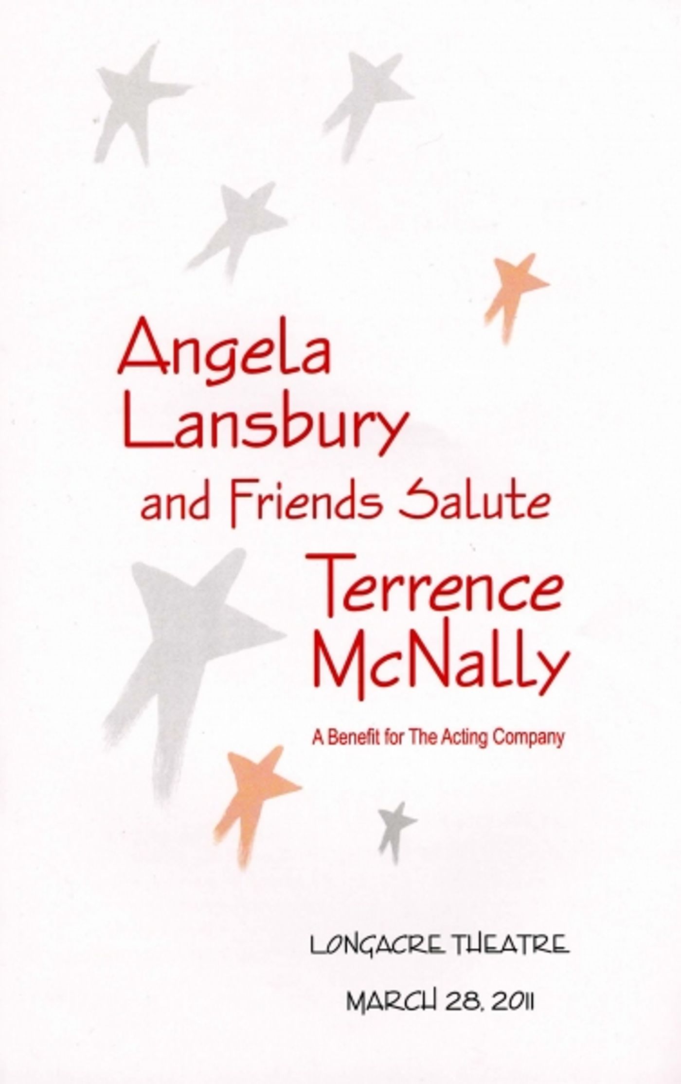 Photo Coverage: Lansbury & Friends Salute McNally - The Tribute Photo Coverage: Lansbury & Friends Salute McNally - The Tribute Image