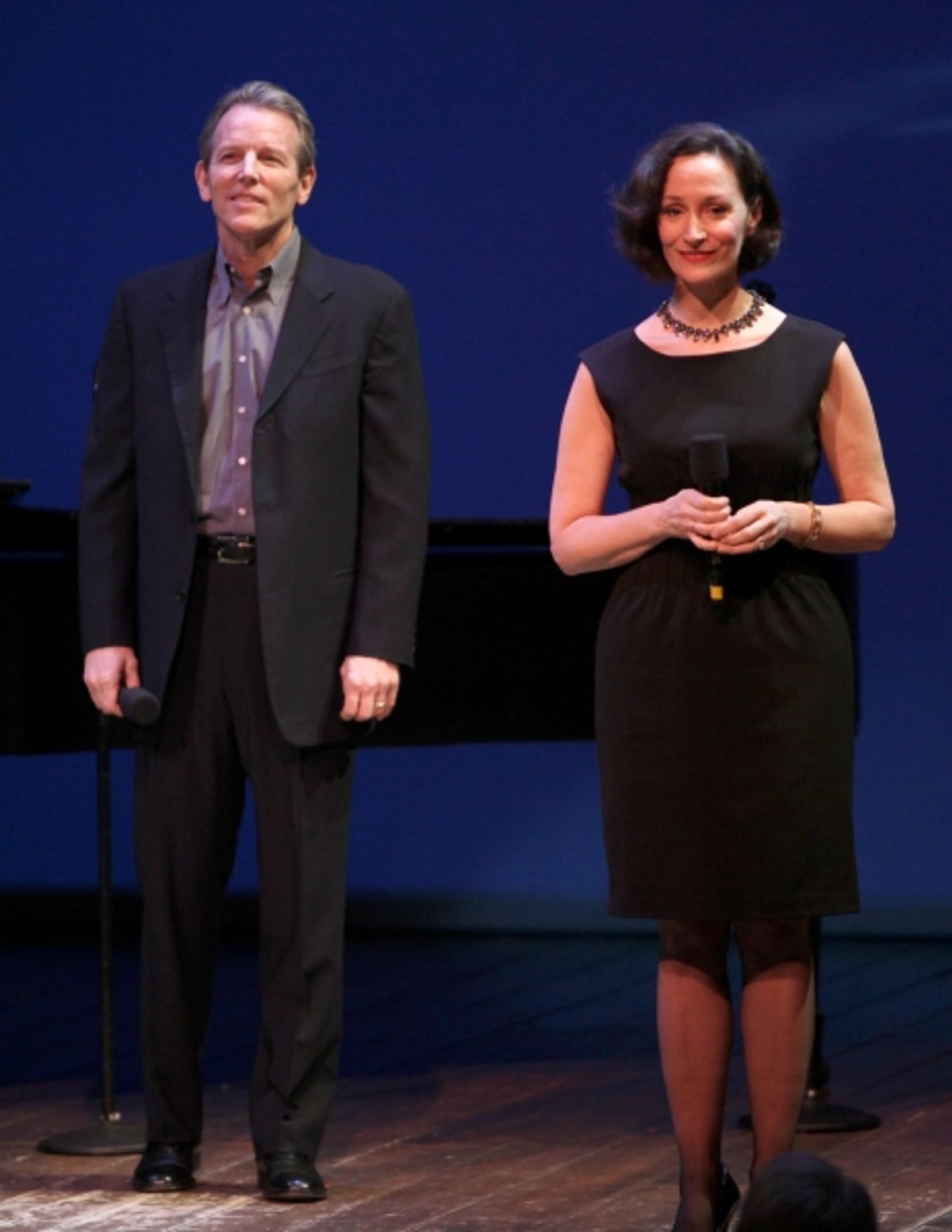 Stephen Bogardus & Barbara Walsh performing in 'Angela Lansbury and Friends Salute Terrence McNally' - A Benefit for the Acting Company in New York City. at 