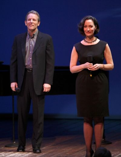 Stephen Bogardus & Barbara Walsh performing in 'Angela Lansbury and Friends Salute Te Photo