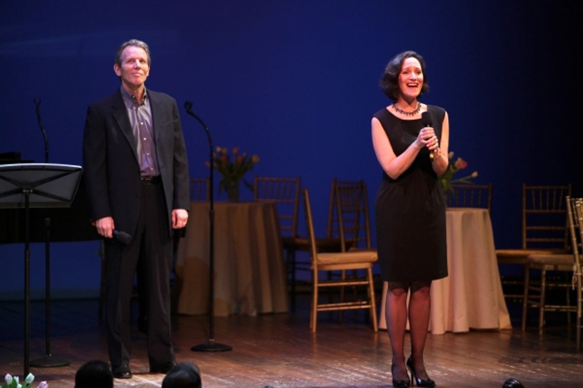 Stephen Bogardus & Barbara Walsh performing in 'Angela Lansbury and Friends Salute Terrence McNally' - A Benefit for the Acting Company in New York City. at 