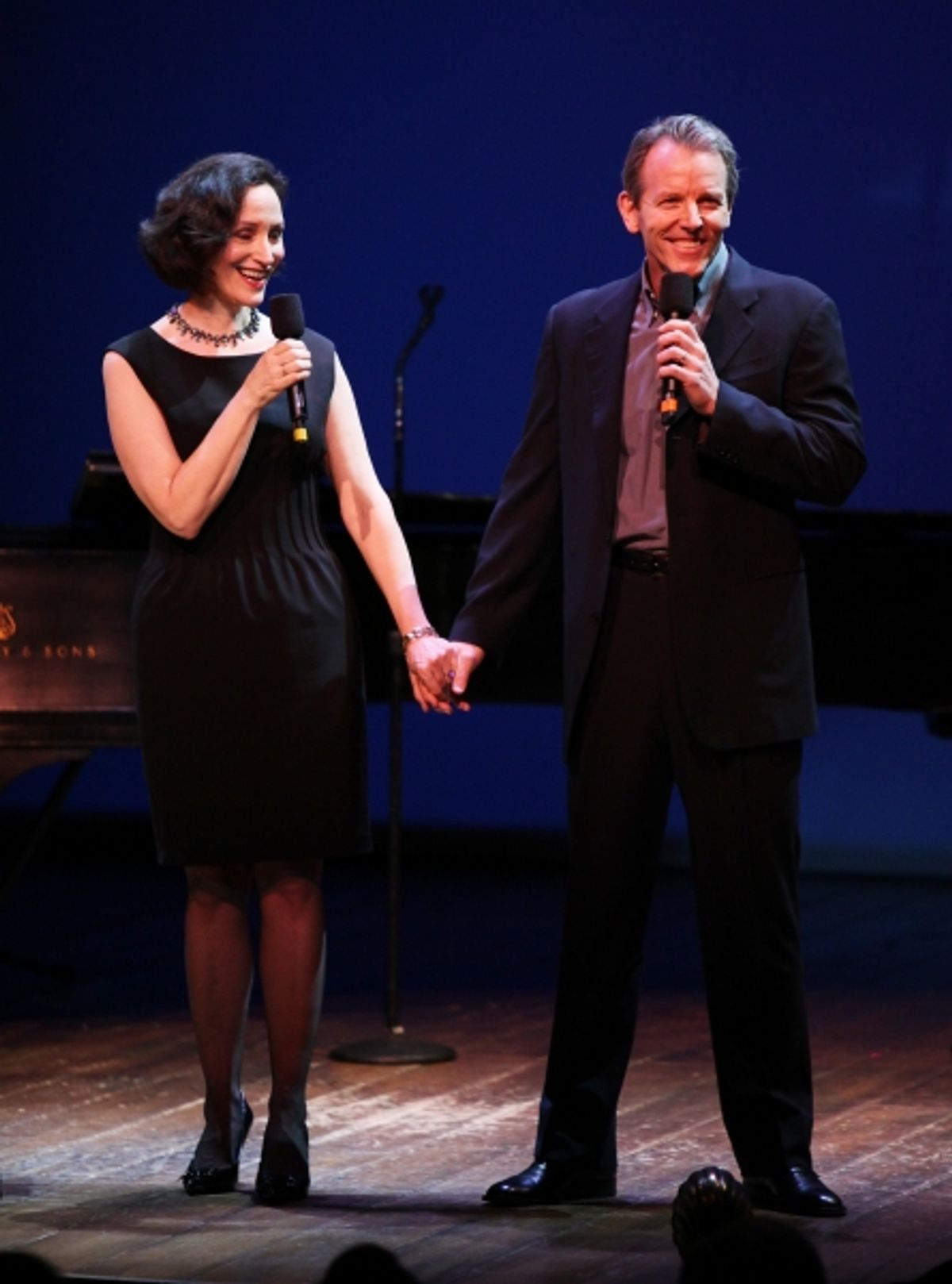 Barbara Walsh & Stephen Bogardus performing in 'Angela Lansbury and Friends Salute Terrence McNally' - A Benefit for the Acting Company in New York City. at 