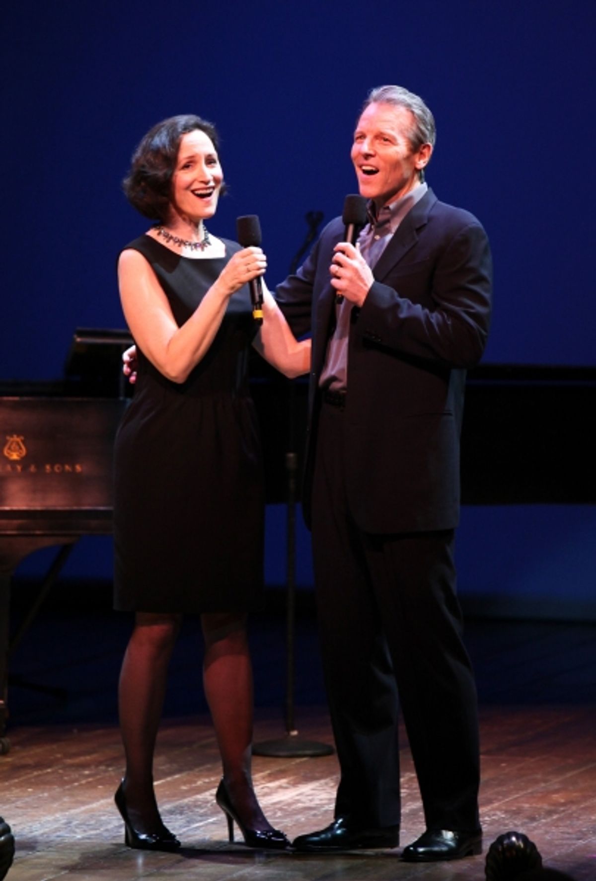 Barbara Walsh & Stephen Bogardus performing in 'Angela Lansbury and Friends Salute Terrence McNally' - A Benefit for the Acting Company in New York City. at 