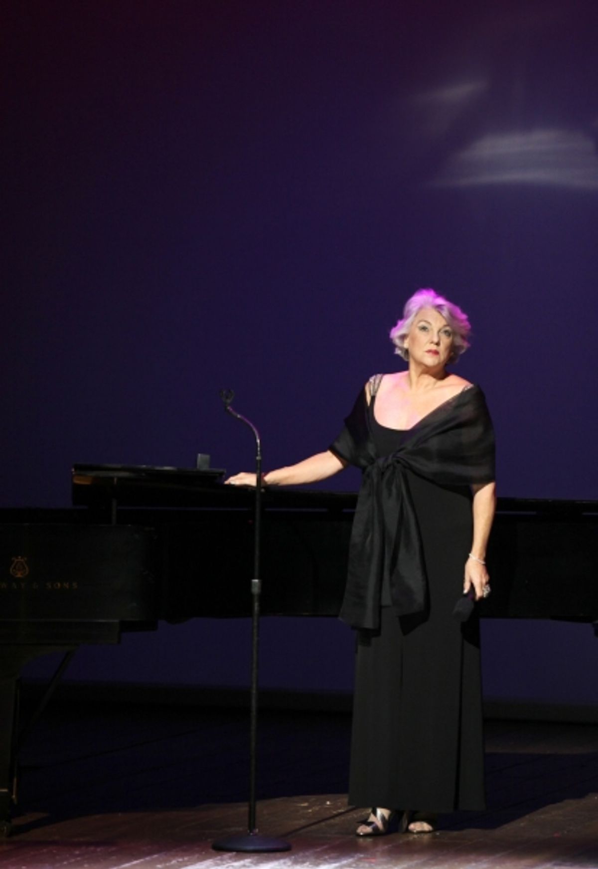 Tyne Daly performing in 'Angela Lansbury and Friends Salute Terrence McNally' - A Benefit for the Acting Company in New York City. at 