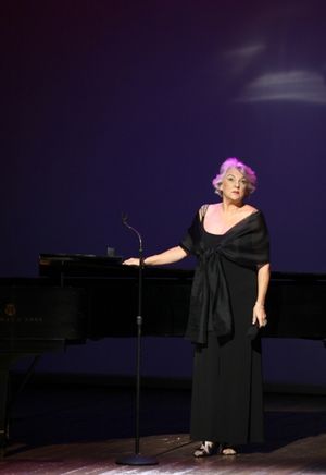 Tyne Daly performing in 'Angela Lansbury and Friends Salute Terrence McNally' - A Benefit for the Acting Company in New York City. @ BroadwayWorld Tyne Daly performing in 'Angela Lansbury and Friends Salute Terrence McNally' - A Ben Photo