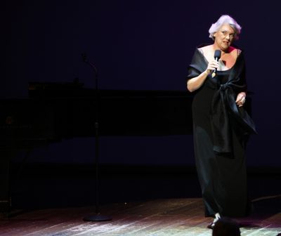Tyne Daly performing in 'Angela Lansbury and Friends Salute Terrence McNally' - A Ben Photo