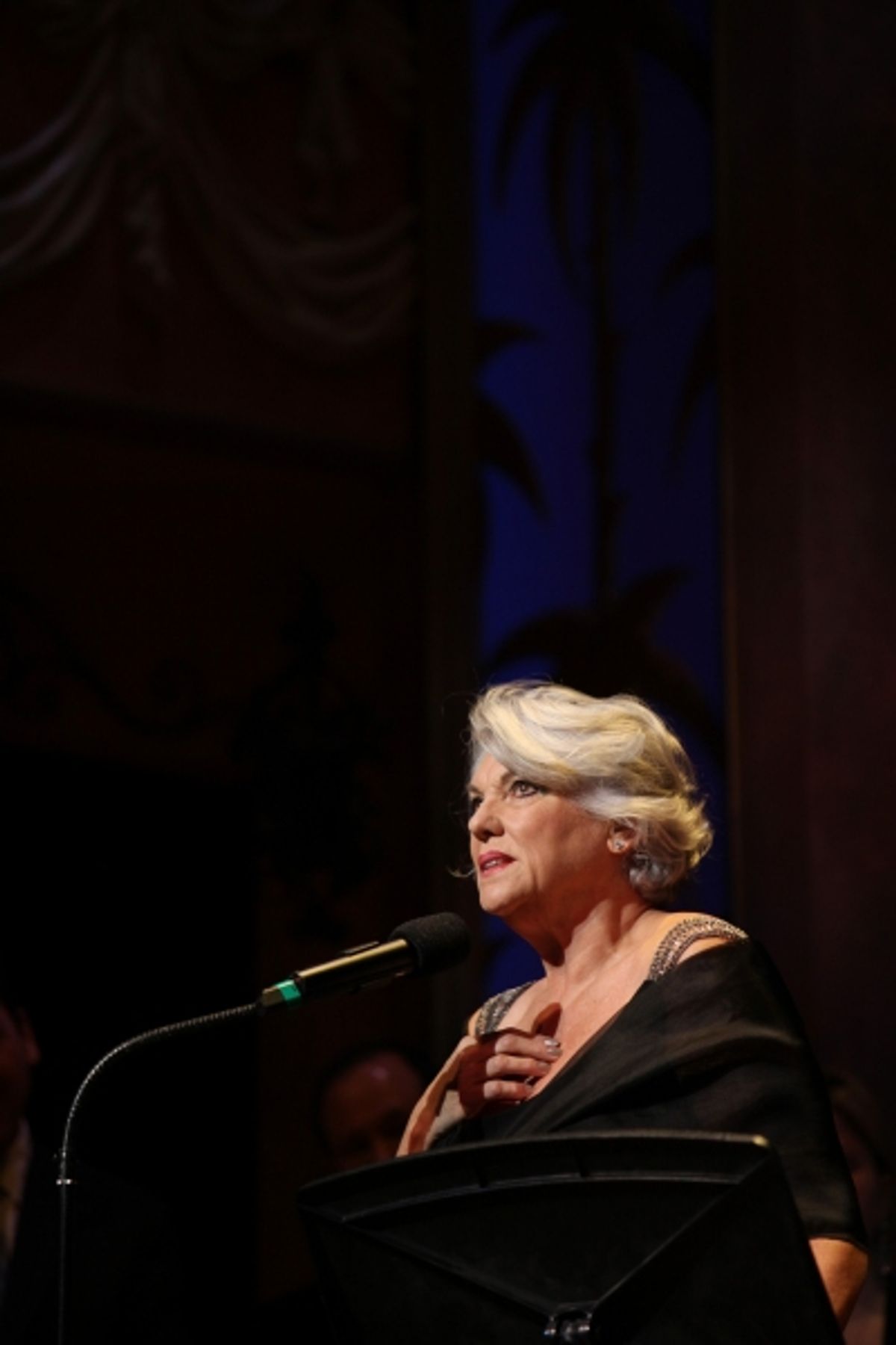 Tyne Daly performing in 'Angela Lansbury and Friends Salute Terrence McNally' - A Benefit for the Acting Company in New York City. at 