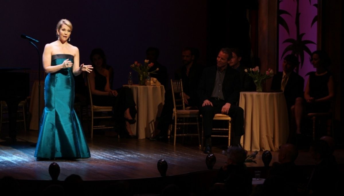Joyce DiDonato performing in 'Angela Lansbury and Friends Salute Terrence McNally' - A Benefit for the Acting Company in New York City. at 
