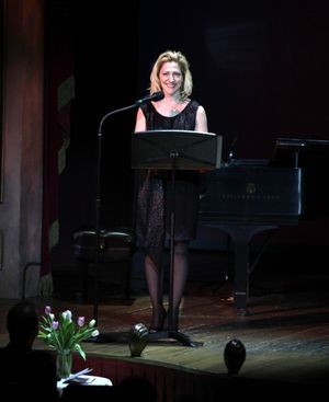Edie Falco performing in 'Angela Lansbury and Friends Salute Terrence McNally' - A Benefit for the Acting Company in New York City. @ BroadwayWorld Edie Falco performing in 'Angela Lansbury and Friends Salute Terrence McNally' - A Be Photo