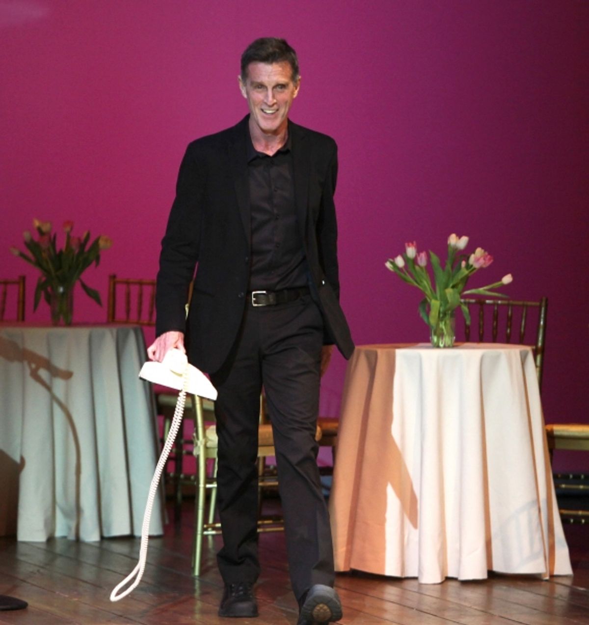 John Glover performing in 'Angela Lansbury and Friends Salute Terrence McNally' - A Benefit for the Acting Company in New York City. at 