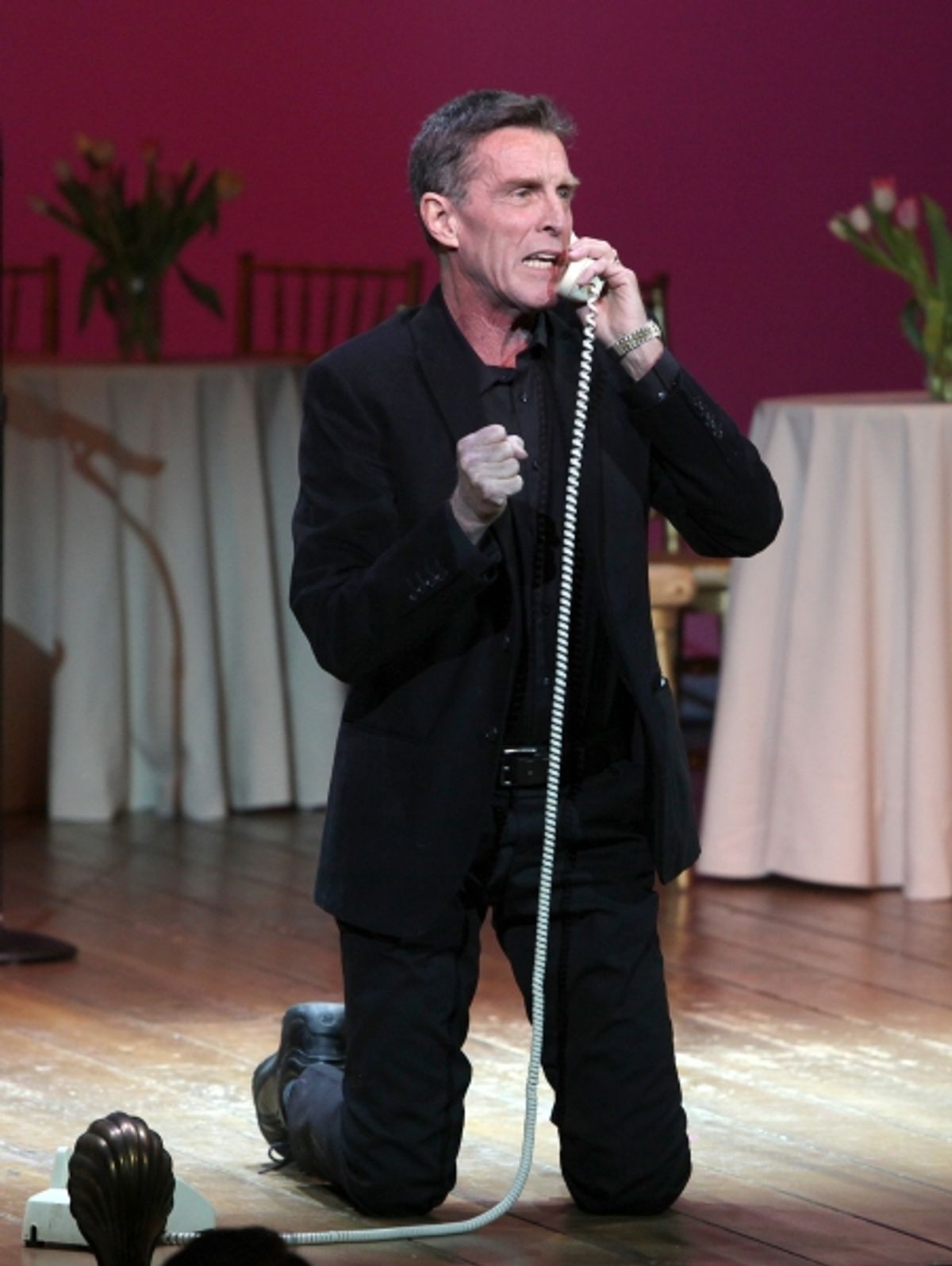 John Glover performing in 'Angela Lansbury and Friends Salute Terrence McNally' - A Benefit for the Acting Company in New York City. at 