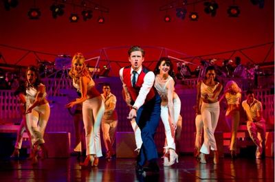Aaron Tveit and Company Photo