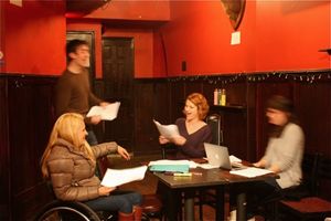 Ali Stroker, Stephen Brown, Amy Staats, and Laura Ramadei @ BroadwayWorld Ali Stroker, Stephen Brown, Amy Staats, and Laura Ramadei Photo