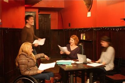 Ali Stroker, Stephen Brown, Amy Staats, and Laura Ramadei Photo