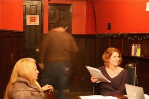 Ali Stroker, Stephen Brown, and Amy Staats @ BroadwayWorld Ali Stroker, Stephen Brown, and Amy Staats Photo