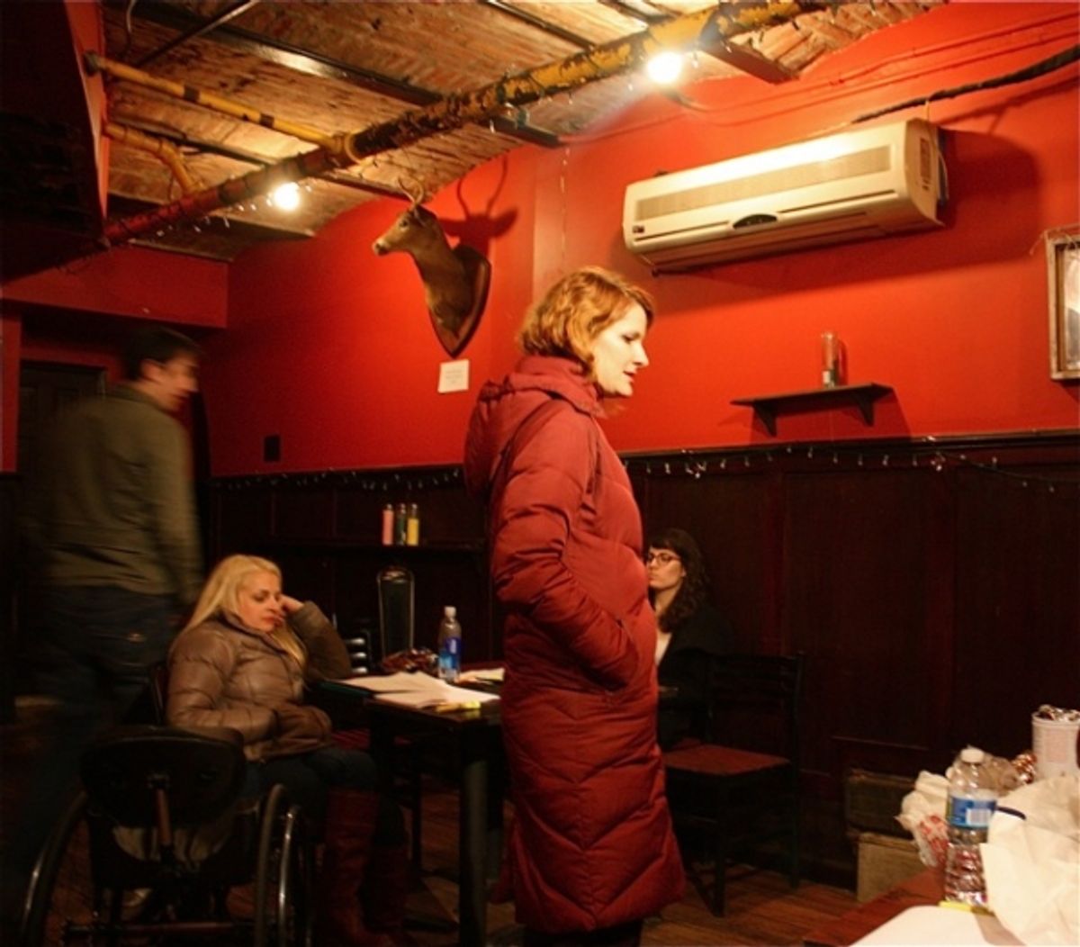 Stephen Brown, Ali Stroker, Amy Staats, Laura Ramadei at 