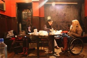 Maya Macdonald, Julie Kline, and Ali Stroker @ BroadwayWorld Maya Macdonald, Julie Kline, and Ali Stroker Photo