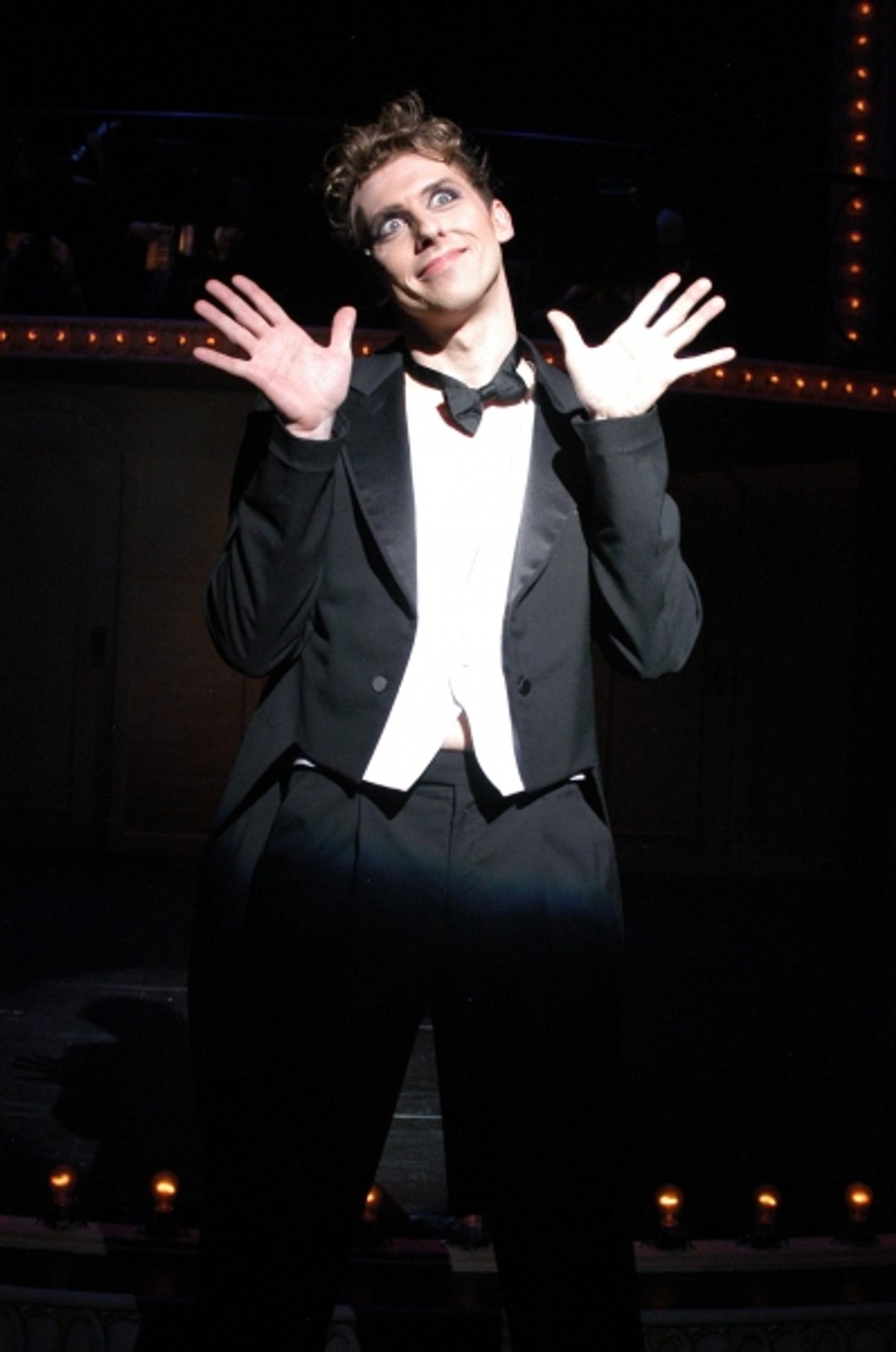 Leo Ash Evens as the Emcee at 