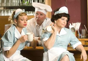 (L-R) Audra Borden (Janet Chester), Joe Derry (Wally Merdock) and Sue Rossman (Louise Photo