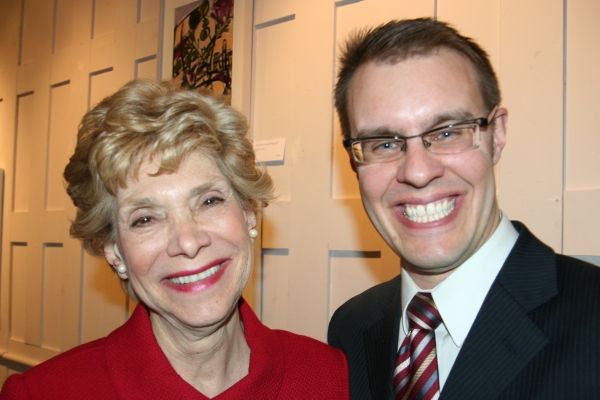 Margot Astrachan with Carl Forsman, Artitstic Director, Keen Company Photo