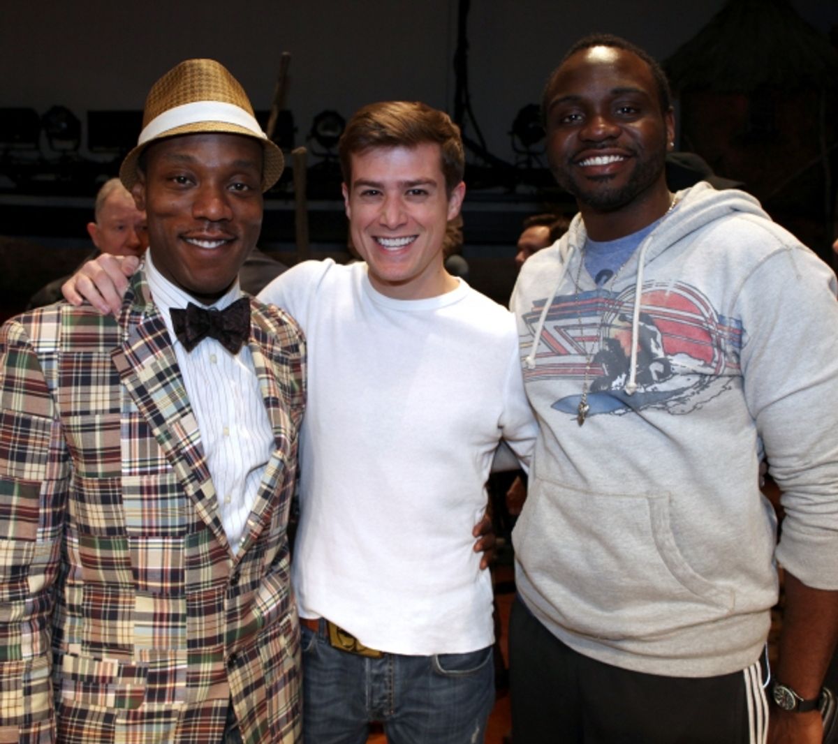 Broadway Debuts: Tyson Jennette, Nick Spanger & Brian Tyree Henry attending the Broadway Opening Night Gypsy Robe for 'The Book Of Mormon' and the Gypsy Robe recipient Michael James Scott at The Eugene O'Neill Theatre in New York City. at 