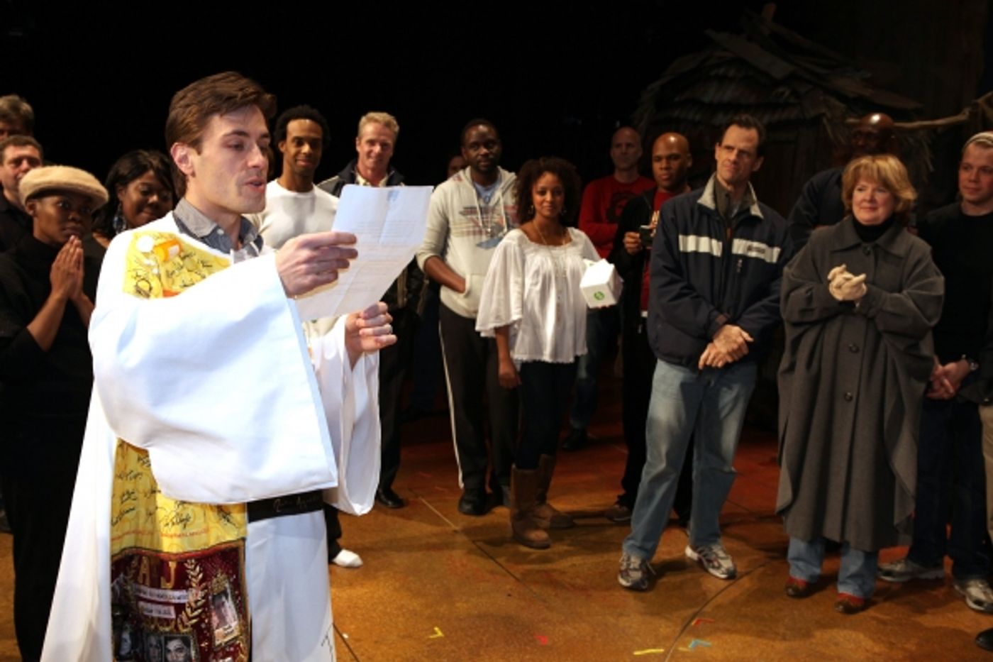 Photo Coverage: THE BOOK OF MORMON Gypsy Robe Ceremony  Image