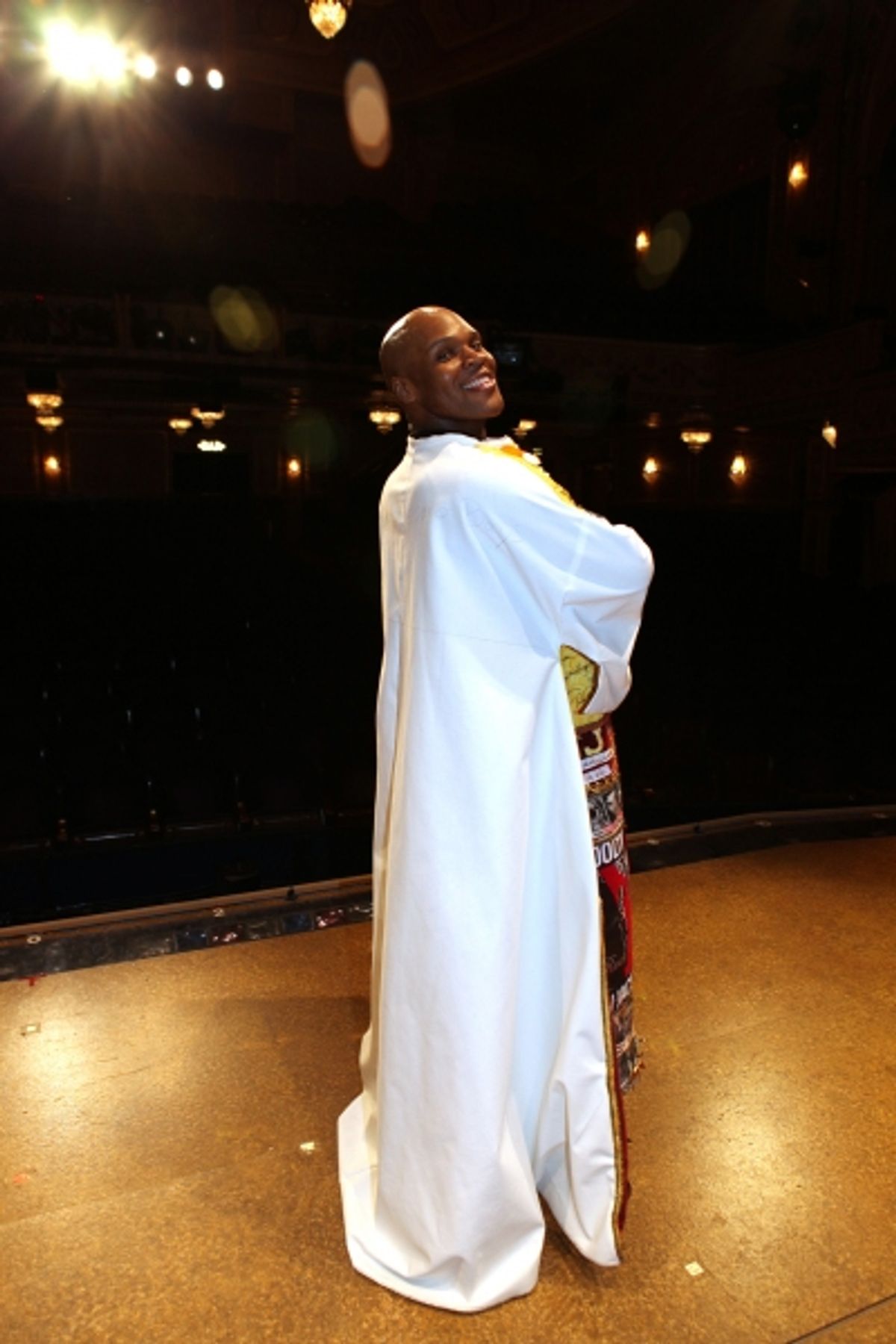 Michael James Scott (Recipient) attending the Broadway Opening Night Gypsy Robe for 'The Book Of Mormon' and the Gypsy Robe recipient Michael James Scott at The Eugene O'Neill Theatre in New York City. at 