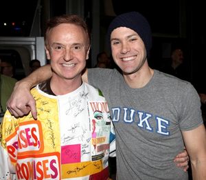 Cleve Asbury (Recipient), Christopher J. Hanke attending the Broadway Opening Night G Photo
