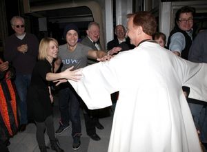 Cleve Asbury (Recipient), Mary Faber, John Larroquette, Christopher J. Hanke with Cas Photo