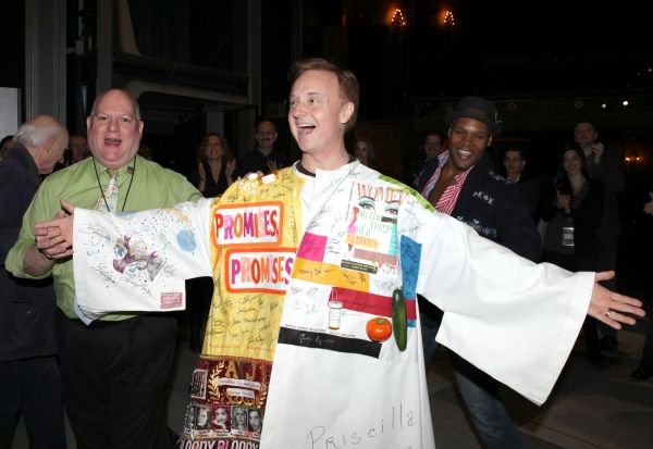 Cleve Asbury (Recipient) with with David Westphal (Actors Equity) & Michael James Sco Photo