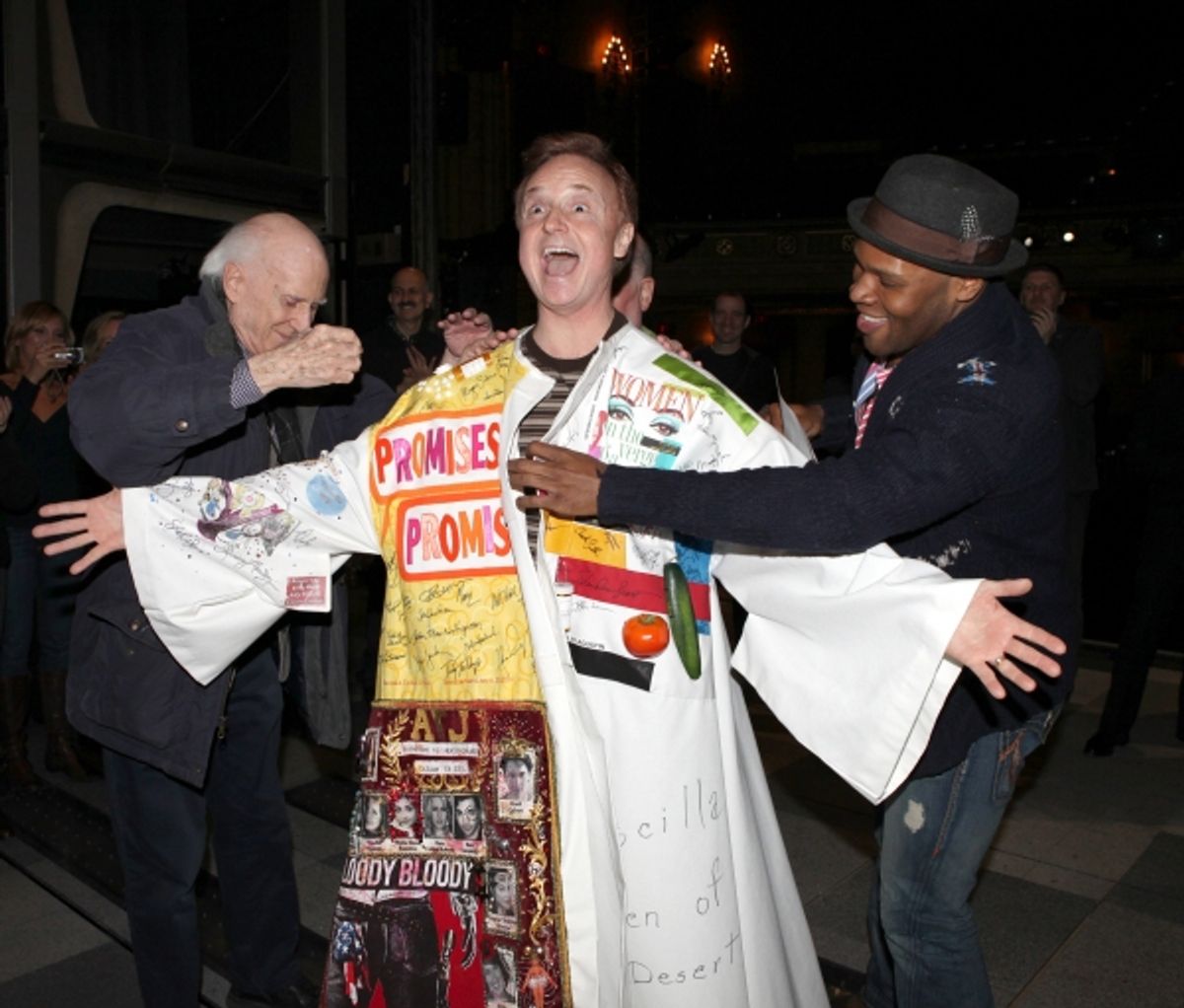 Richard E. Korthaze and Cleve Asbury with Michael James Scott
 at 