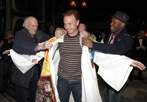 Richard E. Korthaze and Cleve Asbury with Michael James Scott (MORMON Recipient) 
 Photo