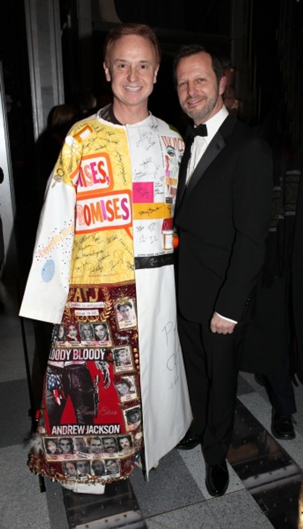 Cleve Asbury & director Rob Ashford attending the Broadway Opening Night Gypsy Robe C Photo